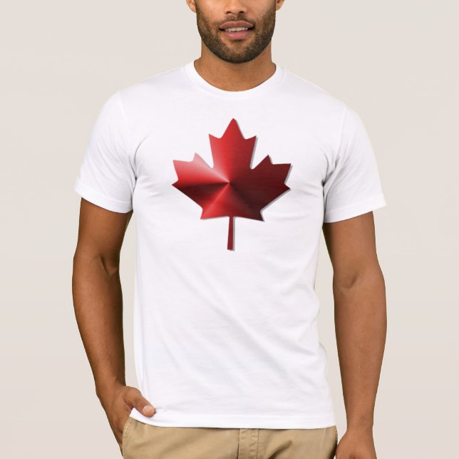 Camisa Folha de Bordo Bandeira do Canadá (Frente)