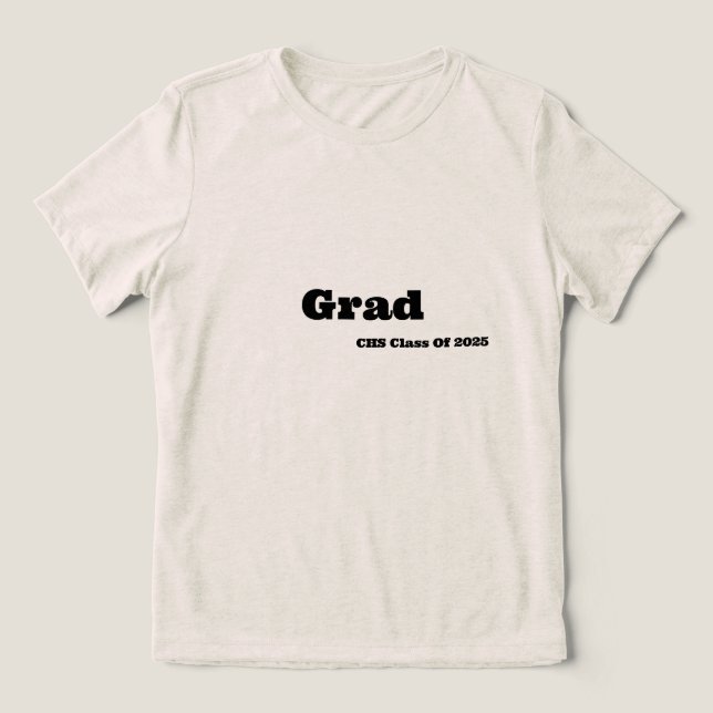 Camisa-Formando-T-aveia para mulheres (Design frontal)