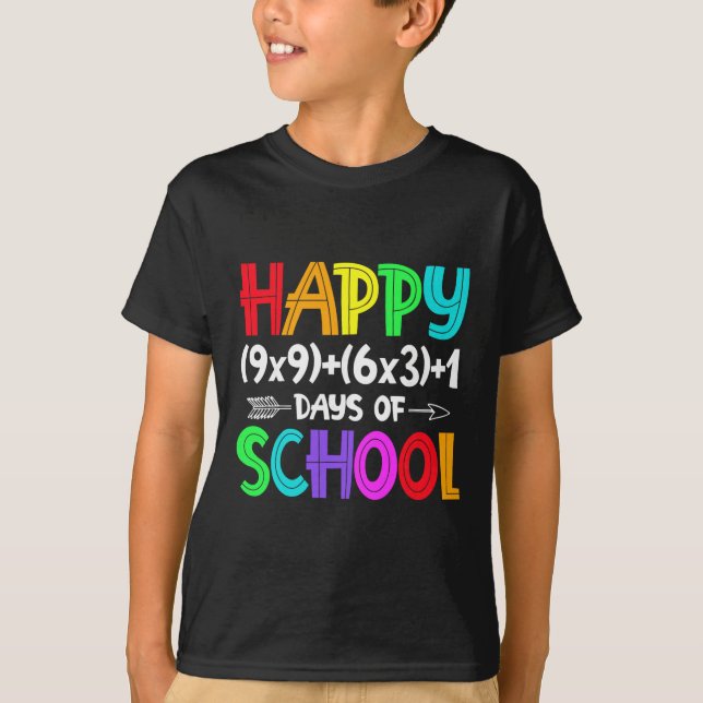 Camisa Fórmula Matemática 100 Dias De Escola Profe (Frente)