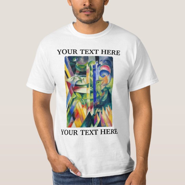 Camisa Franz Marc Os Pequenos Bodes Monteses (Frente)