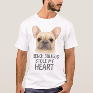 Camisa French Bulldog Stole My Heart - Frenchi Fof