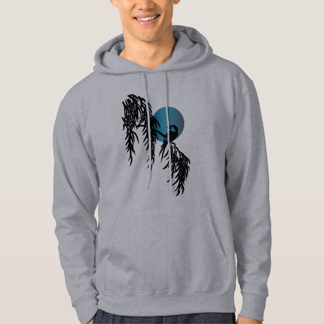 Camisa frente e verso da lua azul (Frente)