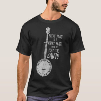 Camisa Funny Banjo - Folga Bluegrass NewgramRock T