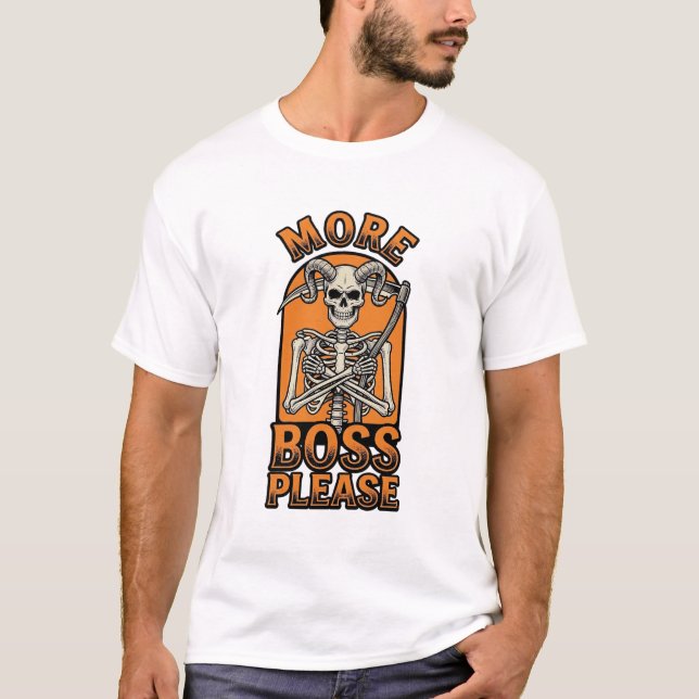 Camisa Funny Boss Skeleton Vintage Halloween_1 (Frente)