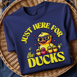 Camisa Funny Duck Só Estou Aqui Pelos Patos Trocad