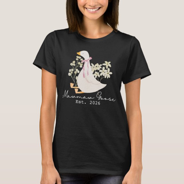 Camisa Funny Mawmaw Goose Tee - Presente Engraçado (Frente)
