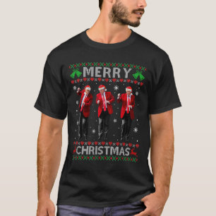 Camisa Funny Trump Dança Feliz Natal Feio Natal Sw