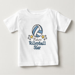 Camisa futura do bebê T da estrela do voleibol