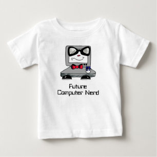 Camisa futura do geek do nerd do computador para