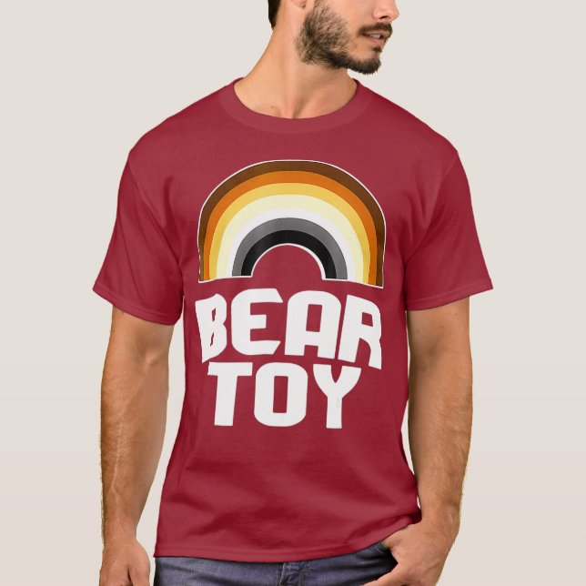 Camisa Gay do Urso Arco Arco-Íris (Frente)