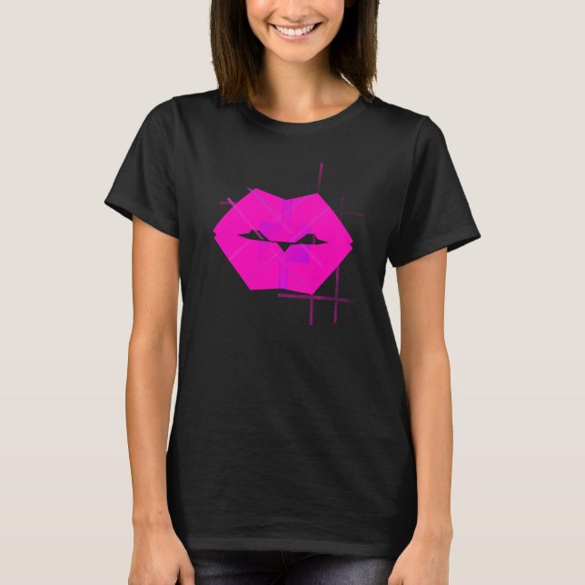 Camisa Geométrica Hot Lips (Frente)