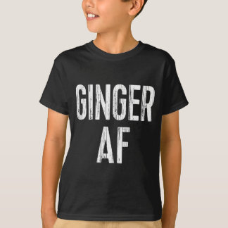 Camisa Ginger Af Dia de São Patrício Homens Mulher