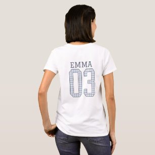 Camisa Gingham de Volta às Aulas, Camisas de Equip