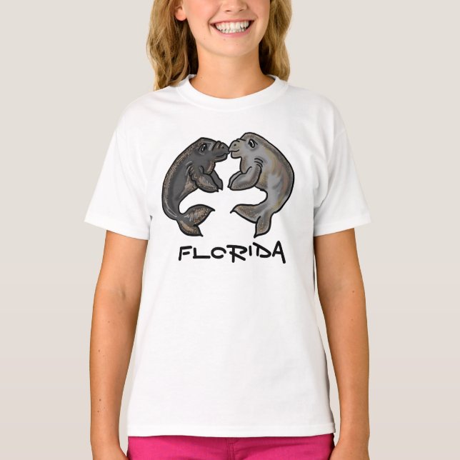 Camisa Girls Florida Manatee (Frente)