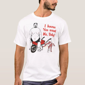 Camisa gorda repugnante engraçada do homem T