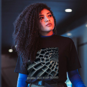 Camisa Gráfica Alternativa Spiral Out Keep Going