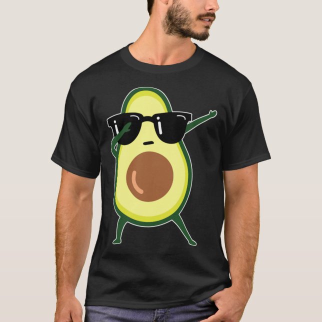 Camisa Gráfica Avocado Para Crianças E Adultos (Frente)