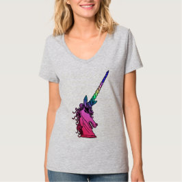 Camisa gráfica com emblema Cameo de Unicórnio Arco