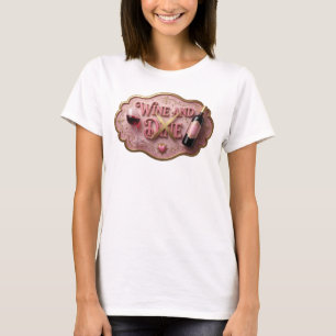 Camisa Gráfica Crisp Gold WINE AND DINE