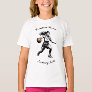 Camisa Gráfica de Basquete Feminino Destemido