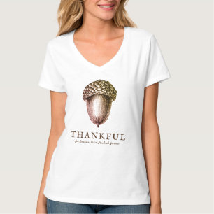Camisa Gráfica De Bolota De Ação De Graças Persona