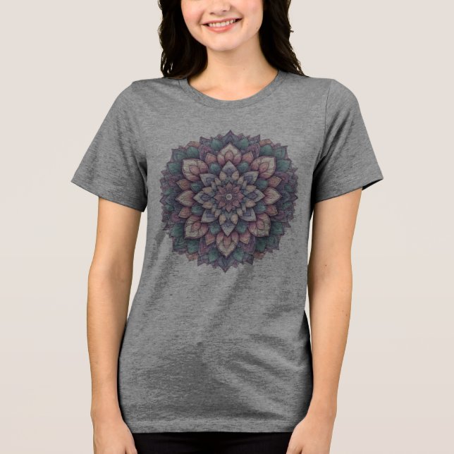 Camisa Gráfica - Design de Arte Mandala (Frente)