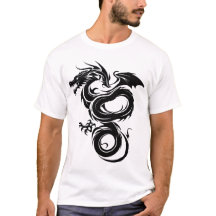 Camisa Gráfica do Dragão Mitológico Ousado por GJA