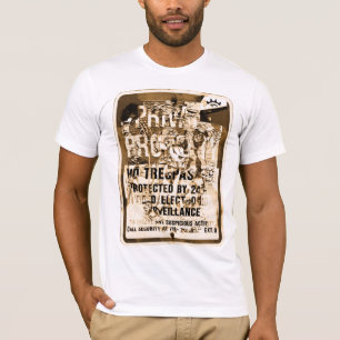 Camisa gráfica do vintage T do sinal da