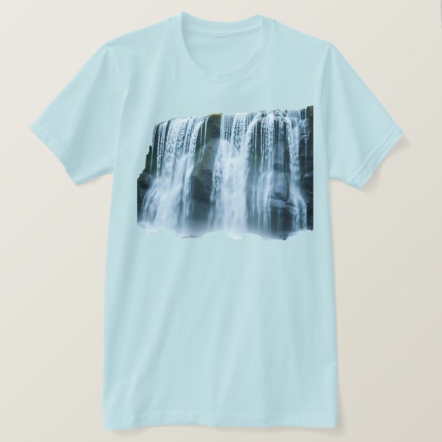 Camisa gráfica em cascata Bella+Canvas Jersey (Frente do Design)