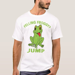 Camisa Gráfica Engraçada De Sapo - "SENDO INCRÍVEL