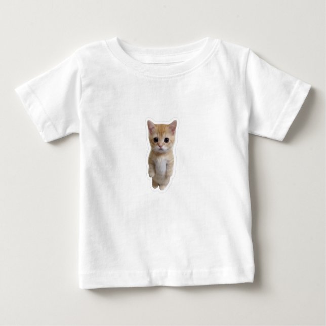Camisa Gráfica Inocente De Gato (Frente)