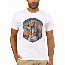 Camisa gráfica Majestosa Montanha ao Pôr do Sol Af