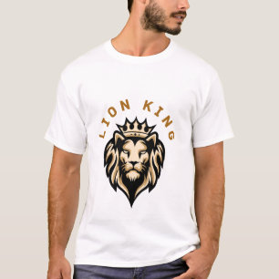 Camisa gráfica masculina do Rei Leão