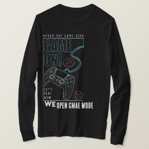 Camisa Gráfica Moderna de Linha de Arte para Jogad