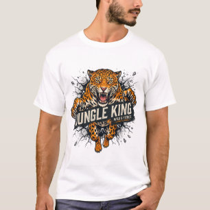 Camisa Gráfica Rei da Selva Jaguar, Rugido Feroz L