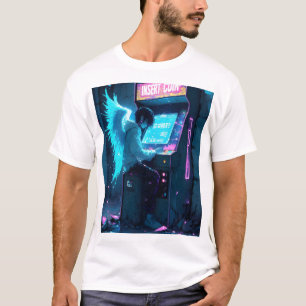 Camisa Gráfica Temática Anime Cyber Punk