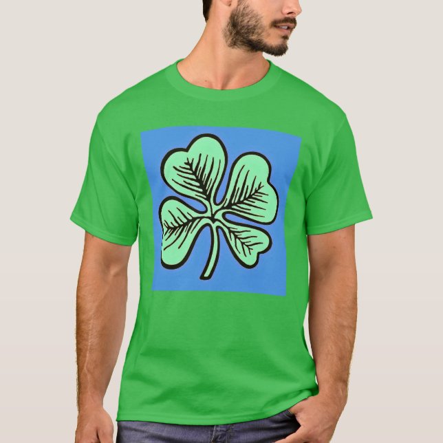 Camisa grande do shamrock (Frente)
