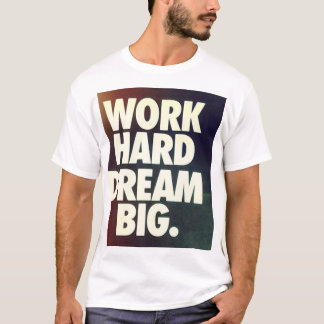 camisa grande ideal dura do trabalho