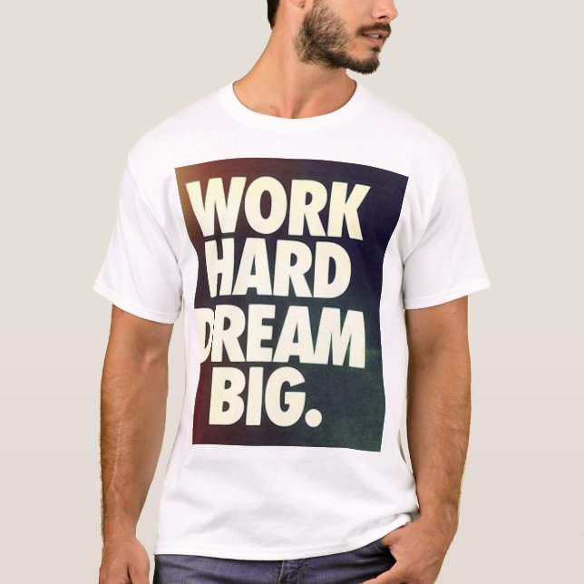 camisa grande ideal dura do trabalho (Frente)