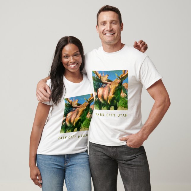 Camisa Grande Moose de Park City (Unissex)