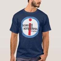 Camisa grande Scared do logotipo do selo de