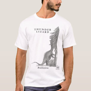 Camisa Greg Paul do dinossauro do Brontosaurus
