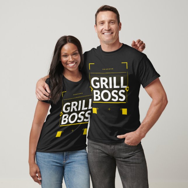 Camisa Grill Boss | Presente Divertido de Churrasc (Unissex)