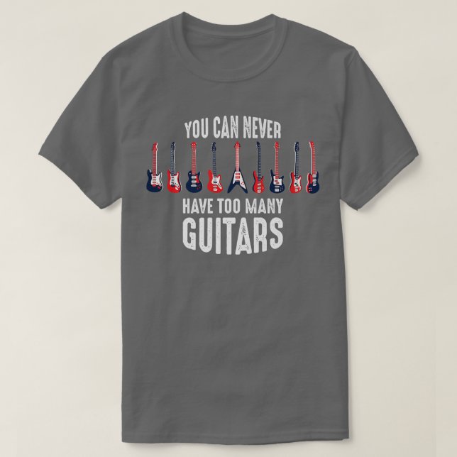camisa guitarrista engraçada que você nunca pode t (Frente do Design)