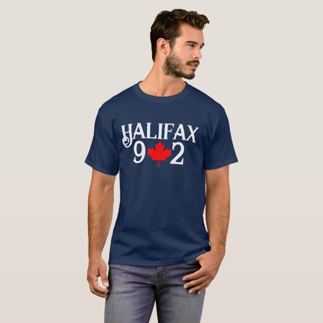 Camisa Halifax Nova Escócia 902 editável (Frente Completa)