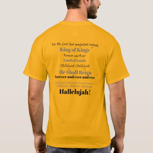 Camisa Hallelujah Chorus (Verso)