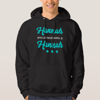 Camisa Hannah De Trás Para Frente É Palavra Hannah