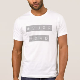 Camisa hashtag do pai do surf