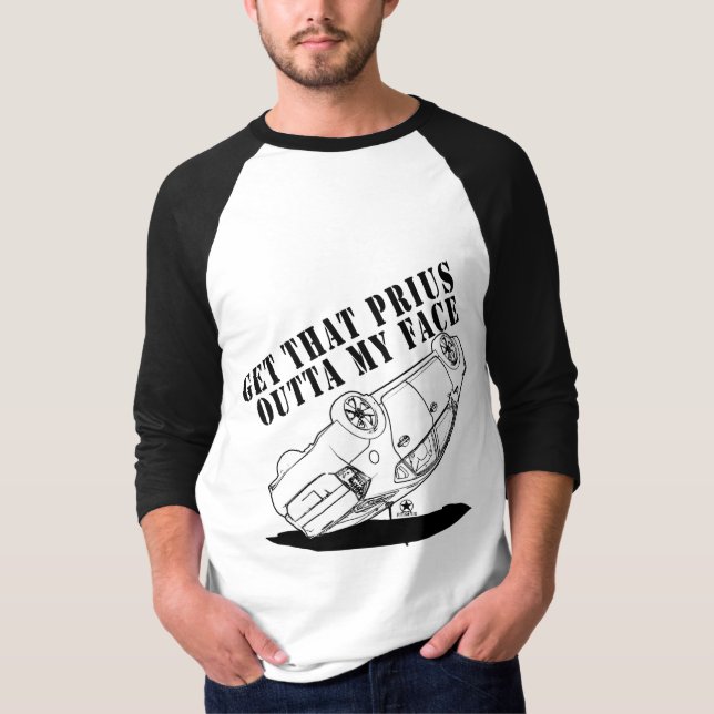 Camisa híbrida engraçada de Prius (Frente)