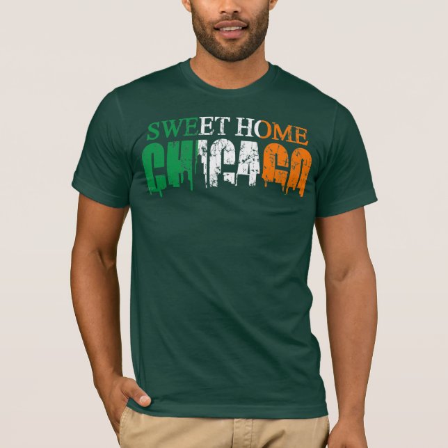 Camisa Home doce irlandesa de Chicago T (Frente)